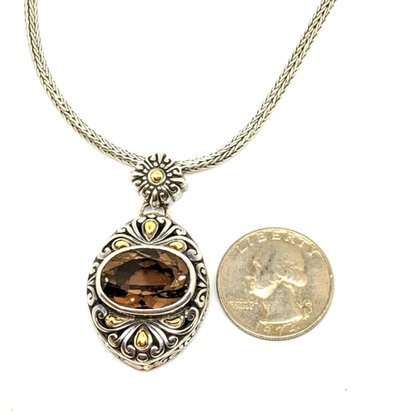 Samuel B. necklace with Smokey Quartz - Picture 4 of 4